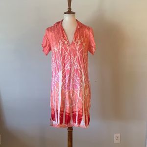 [Vivante] Pink Ombre Pattern Dress - Size Medium